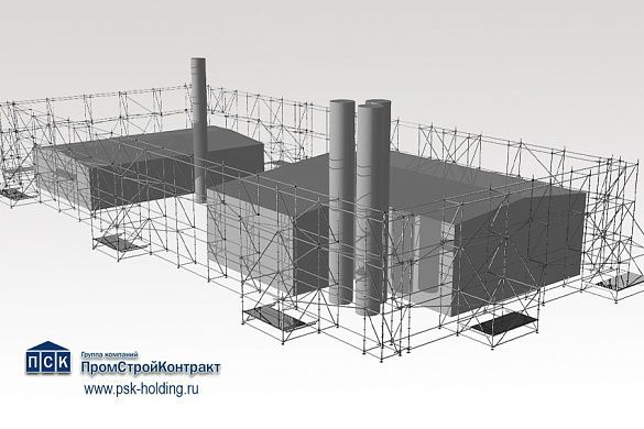 Защита зданий и сооружений PSK SCAFF SYSTEM