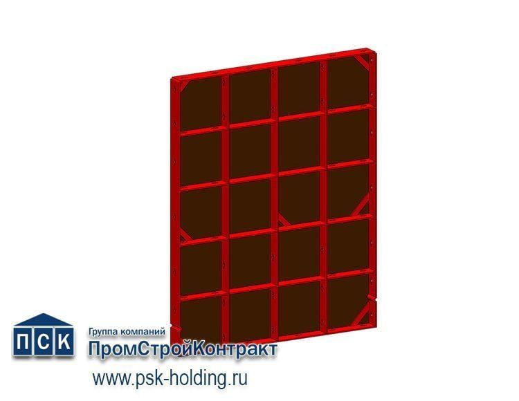Панель 100x125 мелкощитовой опалубки МСК